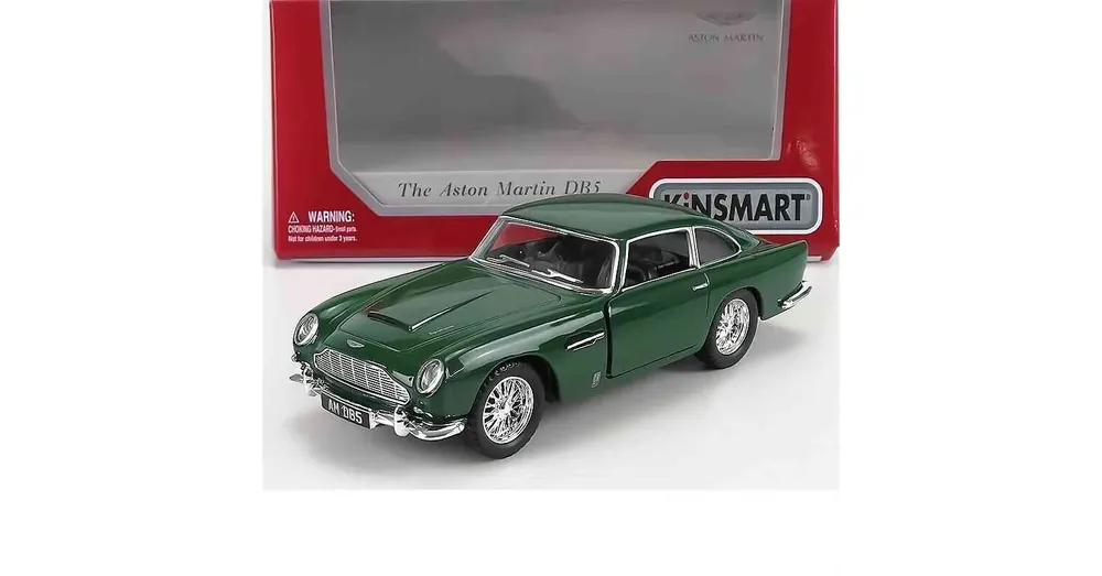 Aston Martin DB5 (1963) zöld – 1 38 fém játékautó Kinsmart Gyors szállítás