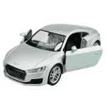 Audi TT Coupé (2014) ezüst – 1 24 méretarányos fém modellautó és játékautó Welly Expressz kézbesítés