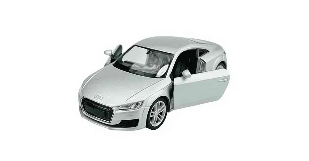 Audi TT Coupé (2014) ezüst – 1 24 méretarányos fém modellautó és játékautó Welly Expressz kézbesítés