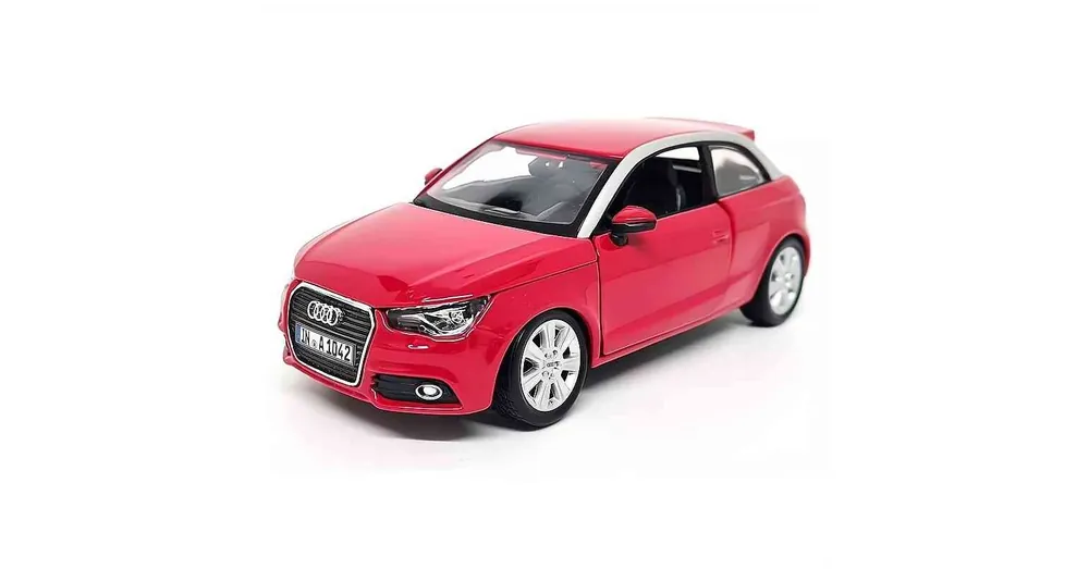 Audi A1 piros – 1 24 fém modellautó és játékautó Bburago Outlet