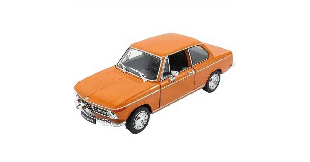 Azonnali szállítás BMW 2002 TI narancs – 1 24 méretarányos fém modellautó és játékautó Welly