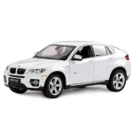 BMW X6 fehér – 1 24 méretarányos fém modellautó és játékautó Rastar Azonnal elérhető