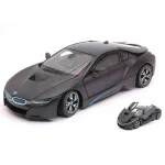 Outlet BMW i8 (2015) fekete – 1 24 méretarányos fém modellautó és játékautó Rastar