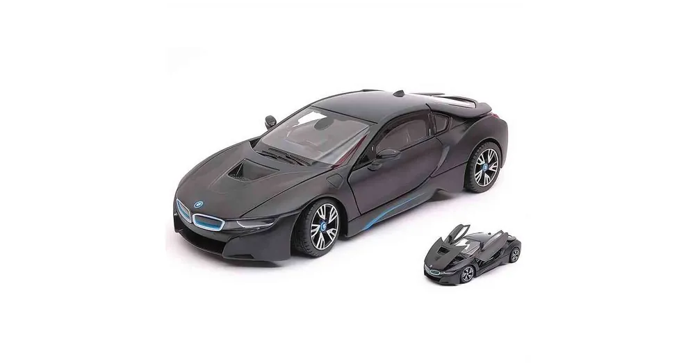 Outlet BMW i8 (2015) fekete – 1 24 méretarányos fém modellautó és játékautó Rastar