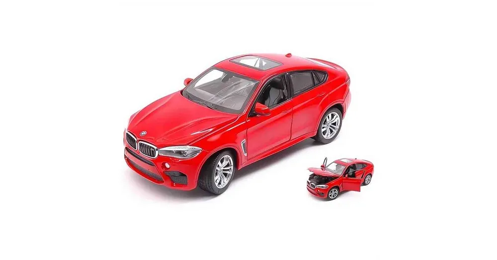 Utolsó esély BMW X6M (2018) piros – 1 24 méretarányos fém modellautó és játékautó Rastar