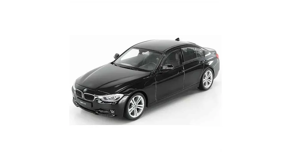 Utolsó esély BMW 335i (2014) fekete – 1 24 méretarányos fém modellautó és játékautó Welly