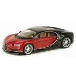 Bugatti Chiron bordó-fekete – 1 24 méretarányos fém modellautó és játékautó Welly Azonnali szállítás