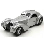 Outlet Bugatti Atlantic (1936) ezüst – 1 24 méretarányos fém modellautó és játékautó Bburago