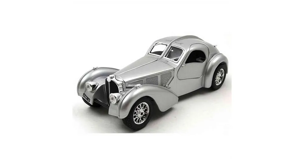 Outlet Bugatti Atlantic (1936) ezüst – 1 24 méretarányos fém modellautó és játékautó Bburago