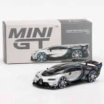 Bugatti Vision Gran Turismo ezüst - MiniGT 369 - 1 64 méretarányos fém modellautó - TrueScale Miniatures (TSM) Újdonság