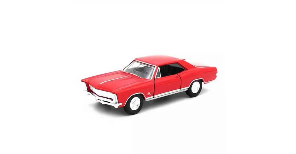 Buick Riviera Gran Sport (1965) piros – 1 24 méretarányos fém modellautó és játékautó Welly Olcsóbb