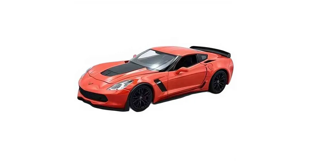 Kiárusítás Chevrolet Corvette Z06 (2017) piros – 1 24 méretarányos fém modellautó és játékautó Welly