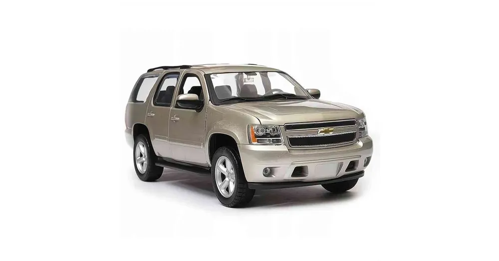 Biztonságos fizetés Chevrolet Tahoe (2008) ezüst – 1 24 méretarányos fém modellautó és játékautó Welly