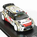 Citroen DS3 WRC 4 – Monte Carlo 2015 – Loeb Elena – 1 43 méretarányos fém modellautó Diecast Club Legkelendőbb