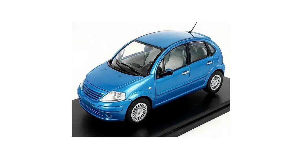 Citroen C3 Exclusive (2002) kék – 1 24 méretarányos fém modellautó Edicola Kiárusítás