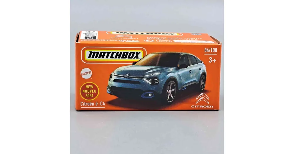 Citroen e-C4 kék – 1 64 játékautó Matchbox 84/100 Ne maradj le