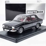 Azonnali szállítás Dacia 1300 (1969) fekete – 1 24 méretarányos fém modellautó Whitebox