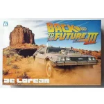 Rendeld meg most DeLorean Vissza a jövőbe 3. – 1 24 méretarányos építhető autó makett Aoshima