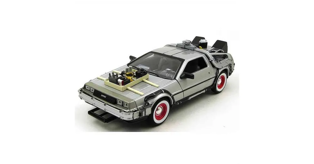 Legkelendőbb DeLorean Time Machine 3 – Vissza a jövőbe 3 1 24 méretarányos fém modellautó és játékautó Welly