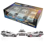 DeLorean Vissza a jövőbe 1-2-3 – 1 24 méretarányos fém modellautó és játékautó Welly Legjobb ár