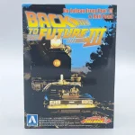 DeLorean Vissza a jövőbe 3. – 1 43 méretarányos építhető autó makett Aoshima Szuper akció