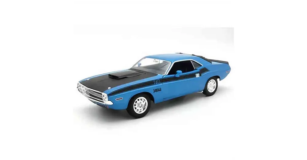 Végkiárusítás Dodge Challenger T/A (1970) kék – 1 24 fém modellautó és játékautó Welly