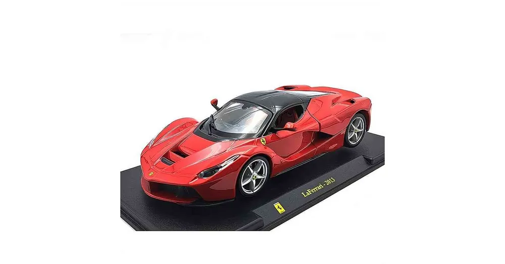 Biztonságos fizetés LaFerrari (2013) piros – 1 24 méretarányos fém modellautó Edicola