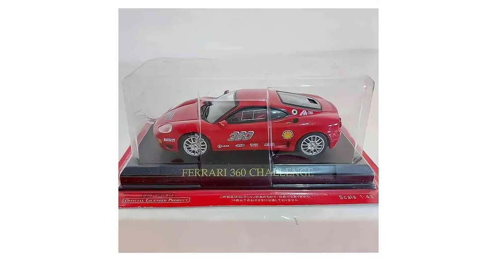 Nézd meg most Ferrari 360 Challenge piros – 1 43 méretarányos fém modellautó Edicola