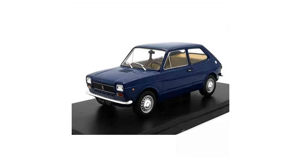 Fiat 127 kék – 1 24 fém modellautó Whitebox Legjobb ár