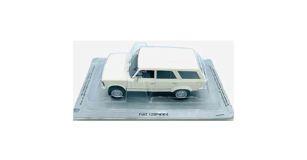 Fiat 125P 4×4 krém – 1 43 méretarányos fém modellautó Edicola Szuper akció