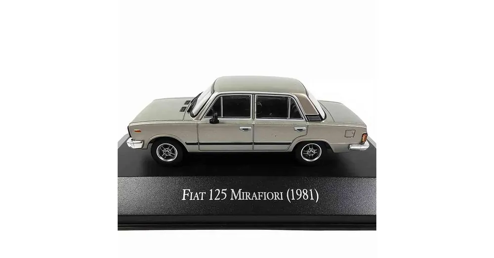 Fiat 125 Mirafiori (1981) ezüst – 1 43 méretarányos fém modellautó Edicola Azonnal elérhető
