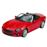 Gyors kiszállítás Fiat 124 Spider piros – 1 24 méretarányos fém modellautó és játékautó Bburago