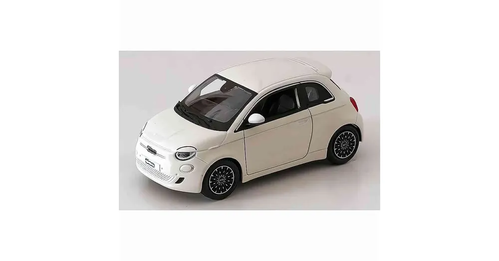 Fiat 500e (2023) fehér – 1 24 fém modellautó és játékautó Bburago Különleges ajánlat