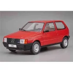Kiárusítás Fiat Uno (1983) piros – 1 24 méretarányos fém modellautó Whitebox