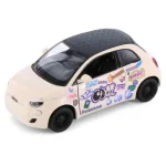 Végkiárusítás Fiat 500e vaj graffiti – 1 38 méretarányos fém játékautó Kinsmart