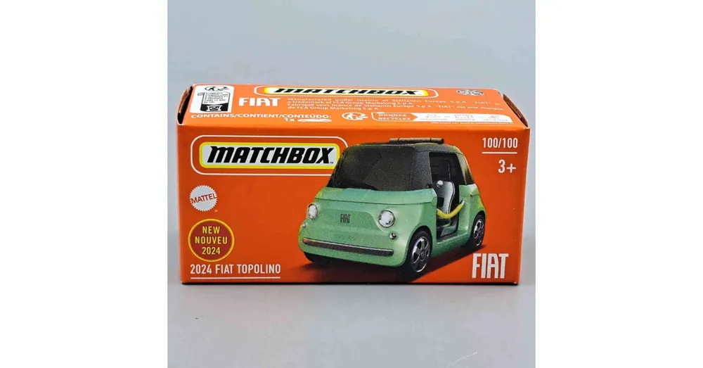 Fiat Topolino (2024) zöld – 1 64 játékautó Matchbox 100/100 Azonnal elérhető