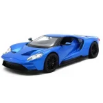 Biztonságos vásárlás Ford GT (2017) kék – 1 24 méretarányos fém modellautó és játékautó Welly