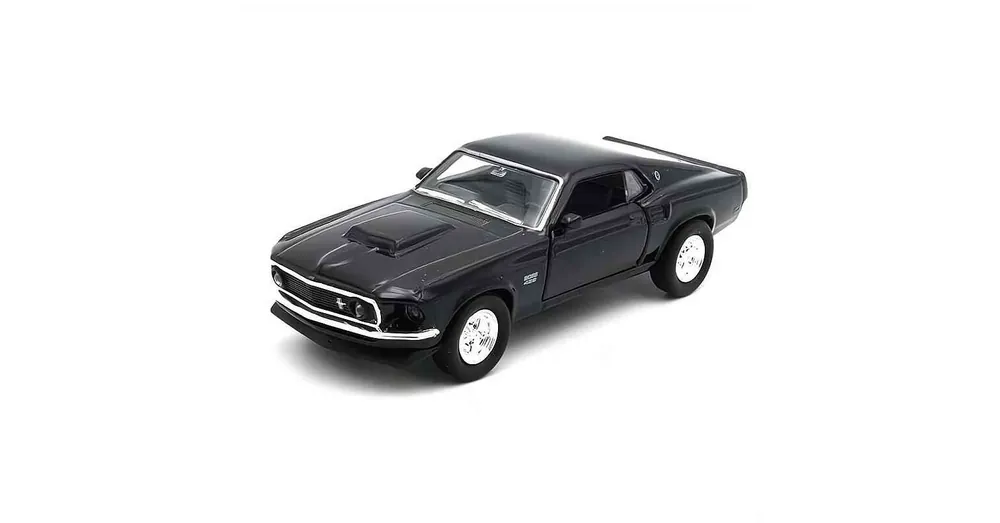 Ford Mustang Boss 429 (1969) fekete – 1 38 méretarányos fém játékautó Welly Árengedmény