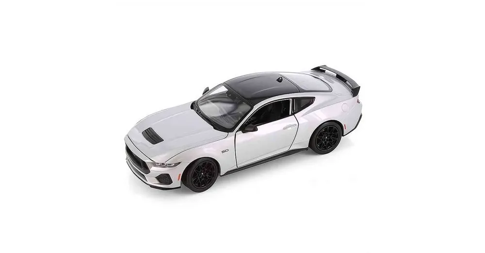 Vedd meg online Ford Mustang GT (2024) ezüst – 1 25 méretarányos fém modellautó és játékautó Welly