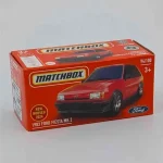 Vásárlói kedvenc Ford Fiesta MK2 (1983) piros – 1 64 játékautó Matchbox 94/100