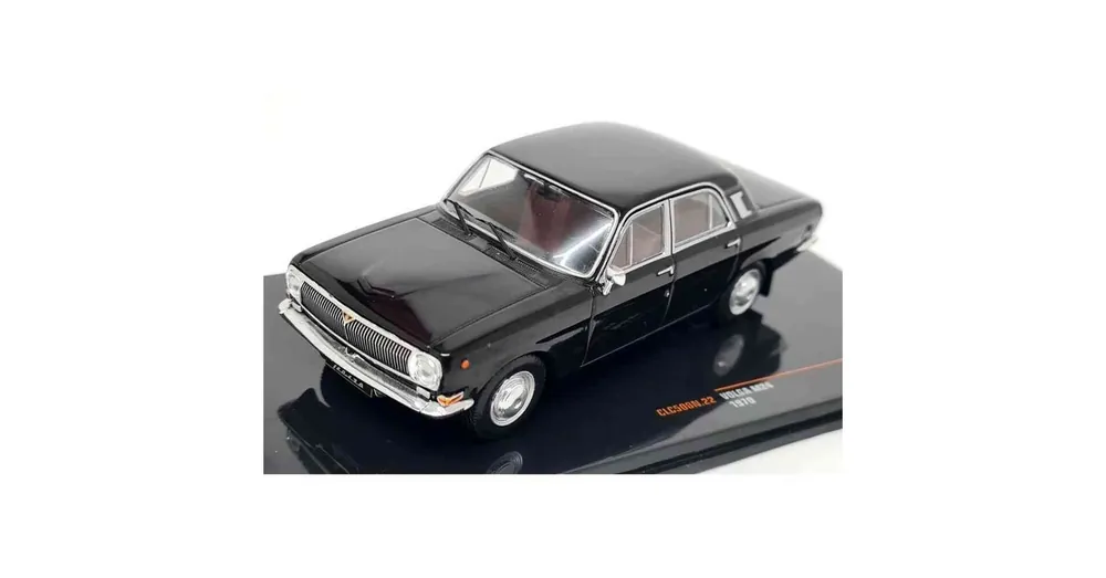 Újdonság Gaz Volga M24 (1970) fekete – 1 43 méretarányos fém modellautó IXO Models