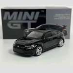 Honda Civic Type R fekete – MiniGT 585 - 1 64 méretarányos fém modellautó - TrueScale Miniatures (TSM) Olcsó