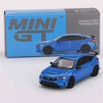 Honda Civic Type R (2023) kék - MiniGT 637 - 1 64 méretarányos fém modellautó - TrueScale Miniatures (TSM) Szezonális akció