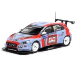 Hyundai i30 N TCR WTCR 2018 – Gabriele Tarquini – 1 64 méretarányos fém modellautó Tarmac Works Biztonságos fizetés