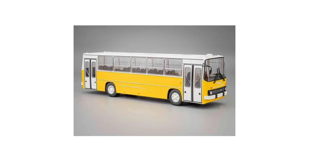 Utolsó esély Ikarus 260.51 sárga - fehér autóbusz – 1 43 fém modell Premium Classixxs