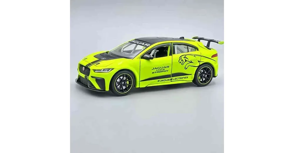 Jaguar I-Pace E-Trophy zöld – 1 32 méretarányos fém játékautó és modellautó Tayumo Nézd meg most
