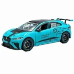 Vásárlói kedvenc Jaguar I-Pace E-Trophy kék – 1 32 méretarányos fém játékautó és modellautó Tayumo