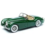 Gyors kiszállítás Jaguar XK 120 Roadster (1951) zöld – 1 24 méretarányos fém modellautó és játékautó Bburago