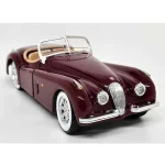 Jaguar XK 120 Cabriolet (1951) bordó – 1 24 méretarányos fém modellautó és játékautó Bburago Szuper ajánlat