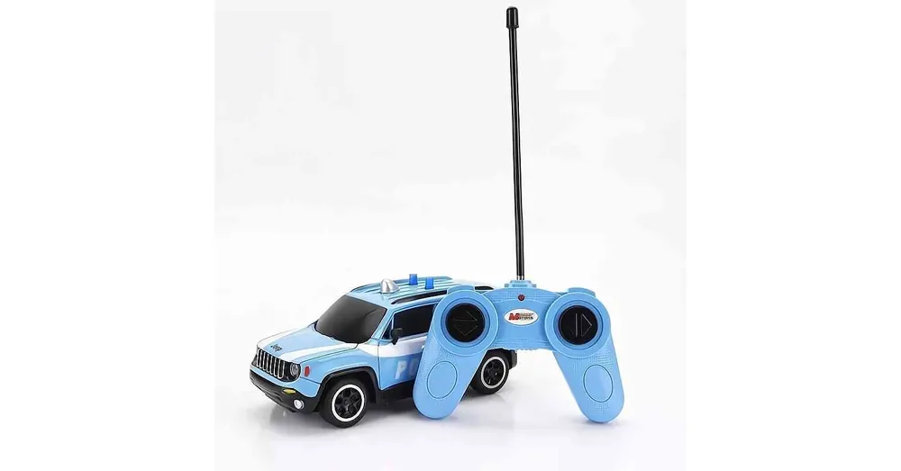 Csak ma Jeep Renegade rendőrautó (2017) távirányítós – 1 24 méretarányos játékautó Mondo Motors